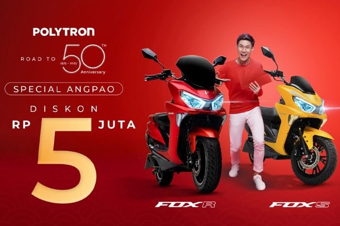 Buruan Serbu, Diskon Spesial Imlek Rp 5 Juta Untuk Pembelian Motor Listrik Polytron